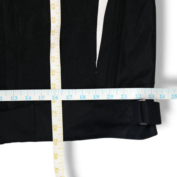 Alpha Cycle Gear Mesh Motorcycle Jacket CE Armor Hi Vis Black 2XL Bikercore - Picture 14 of 14